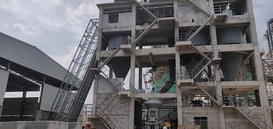 VRM مطحنة الأسطوانة العمودية الأسمنت محطة توليد الطاقة الطاحن 290T / ساعة