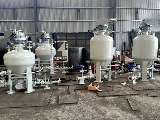 300t / H المرحلة الكثيفة الهوائية مضخة نظام نقل مسحوق لقادوس الأسمنت