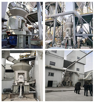 سعة كبيرة 28 T / H خط إنتاج مطحنة الفحم العمودي المسحوق HVM1700