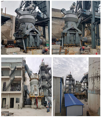 325 Mesh 6-80 T / H المطحنة العمودية لإزالة الكبريت من الحجر الجيري