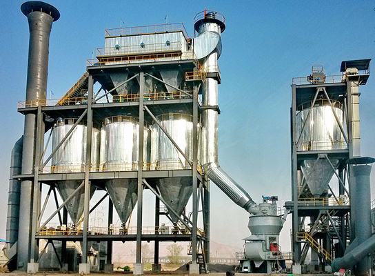توفير الطاقة 30t / H معدات طحن الحجر الجيري عمودي