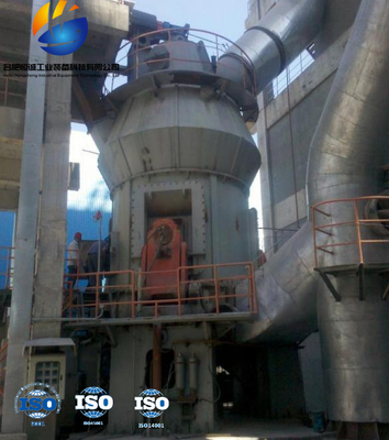 Low Energy Consumption Desulfurization Gypsum Vertical Mill For Gypsum Slag Raw